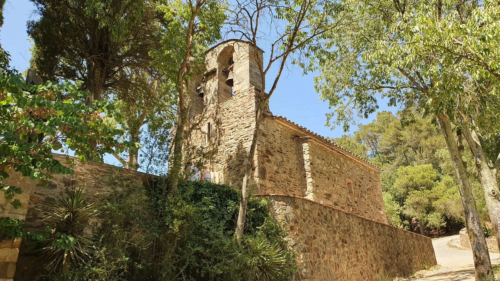 La ermita de Sant Medir en Collserola