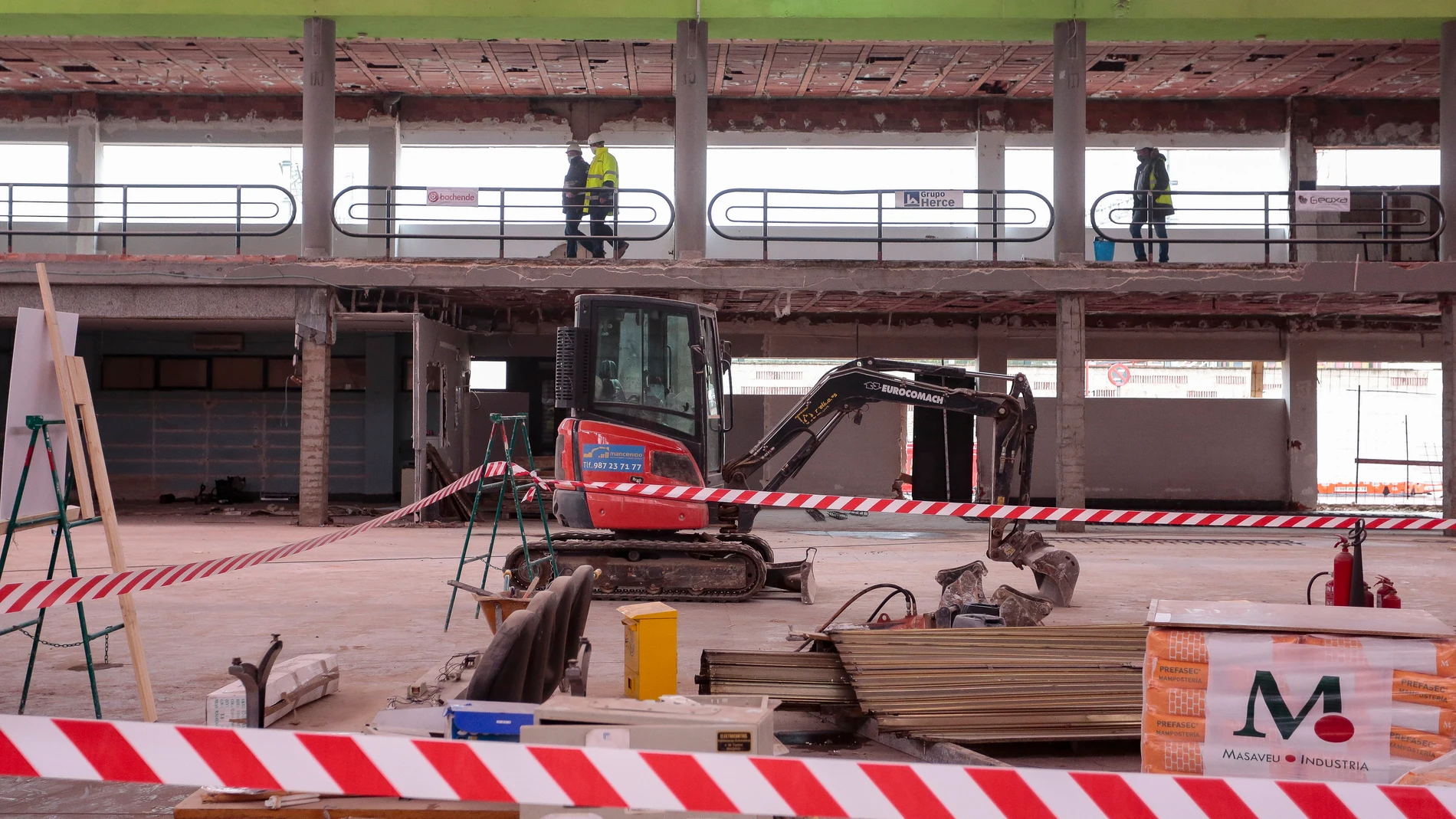 Obras de la estación de autobuses de León