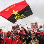 Seguidores del MPLA en Angola.