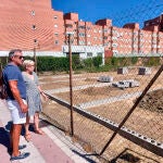 Obras de los huertos urbanos en San Andrés del Rabanedo (León)