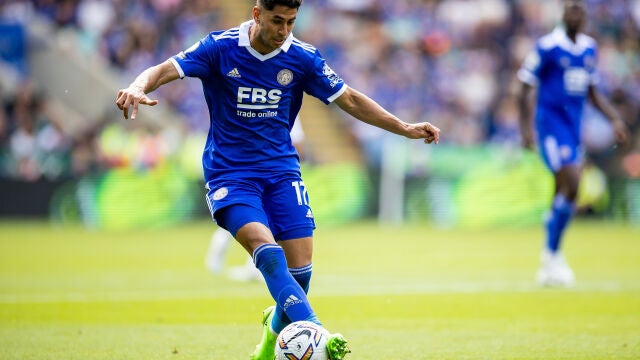 Ayoze Pérez con el Leicester.