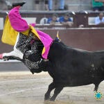 Leandro Gutiérrez, cogido por el sexto