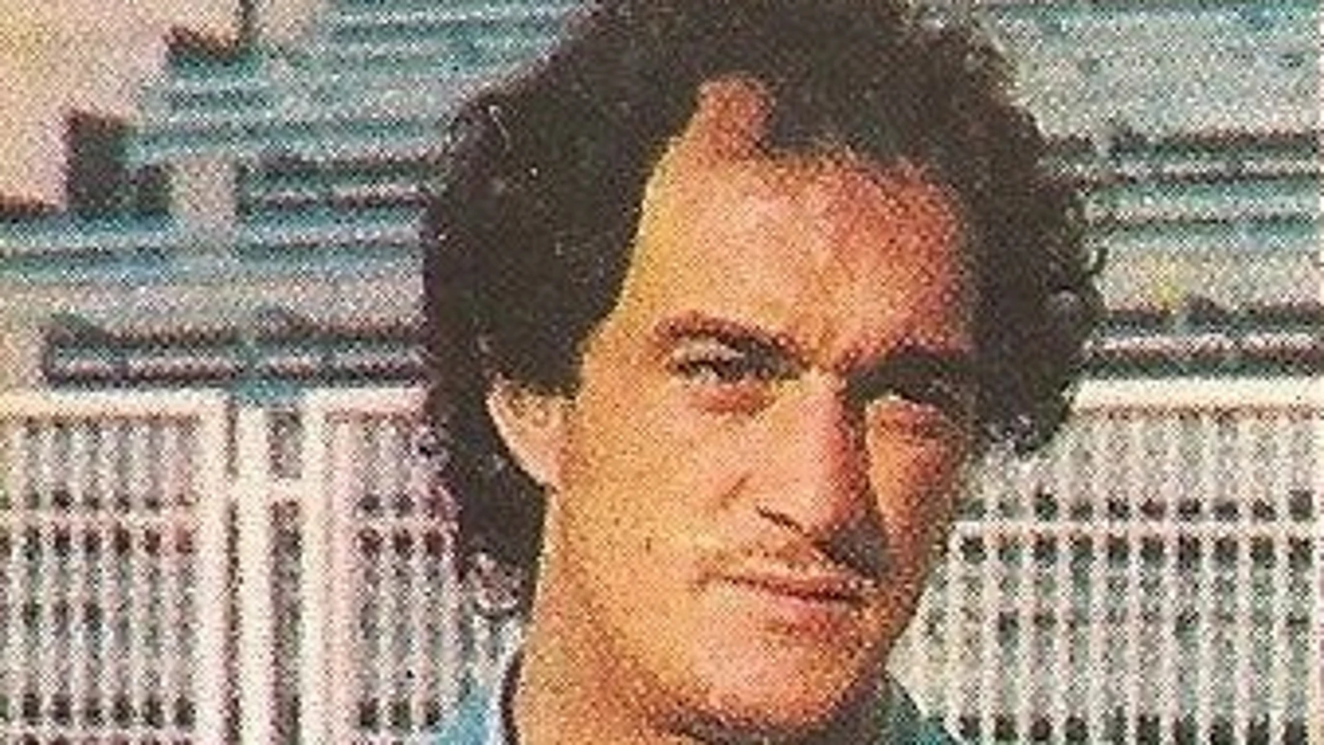 Alberto Martín, en los años 80 con la camiseta del CD Málaga