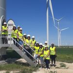 Alumnos de Florida visitan instalaciones renovables de Iberdrola en Burgos