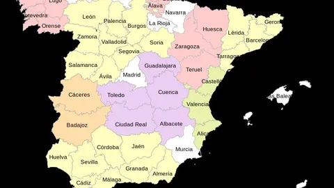 Mapa provincias de España