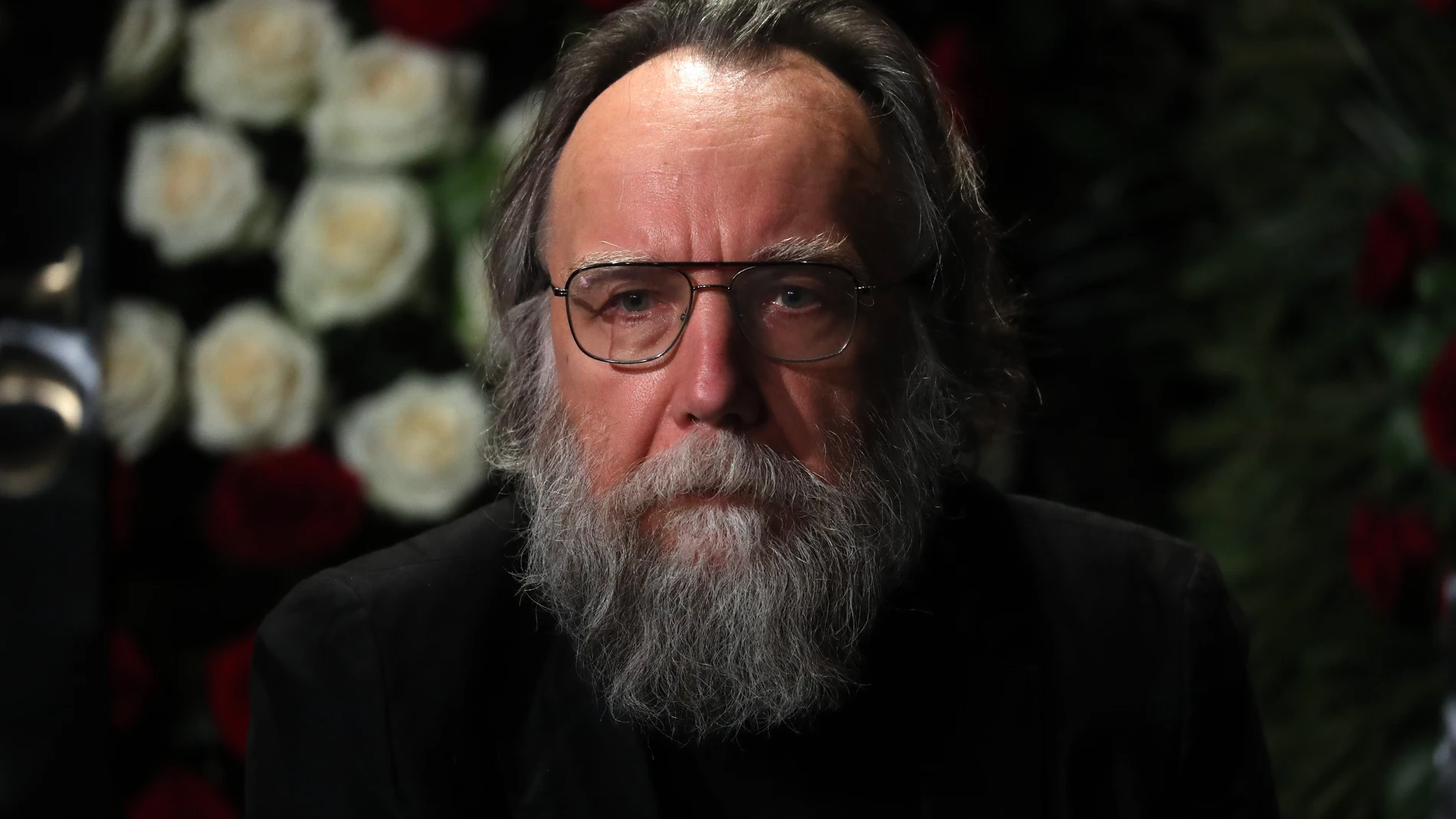 Alexander Dugin, el ideólog de Putin, en el funeral por la muerte de su hija Daria Dugina