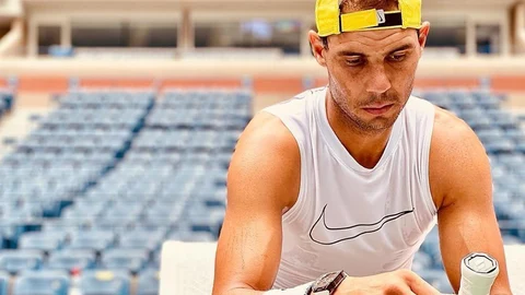 Nadal ya se está entrenando esta semana en Nueva York