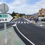 Visita a las obras de refuerzo y renovación de la carretera AV-500