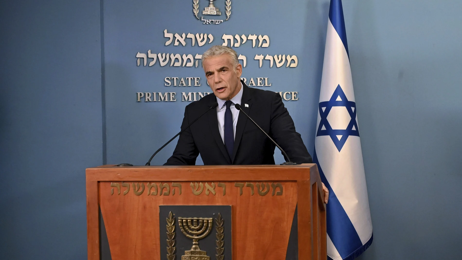 El primer ministro israelí Yair Lapid