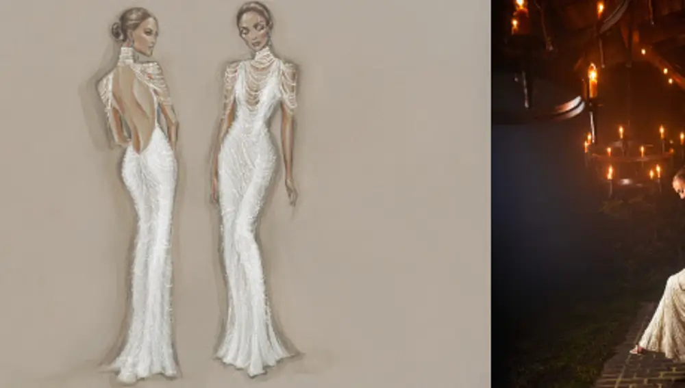 Los 3 vestidos de novia de Jennifer Lopez.