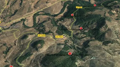 Estos son los seis focos del incendio de Benatae