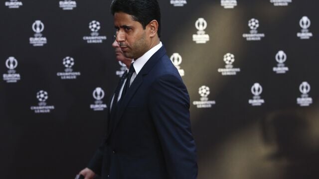 El presidente del PSG Nasser Al-Khelaifi