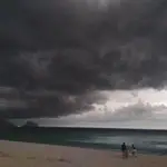  Llegan las tormentas provocadas por la DANA subtropical a Valencia