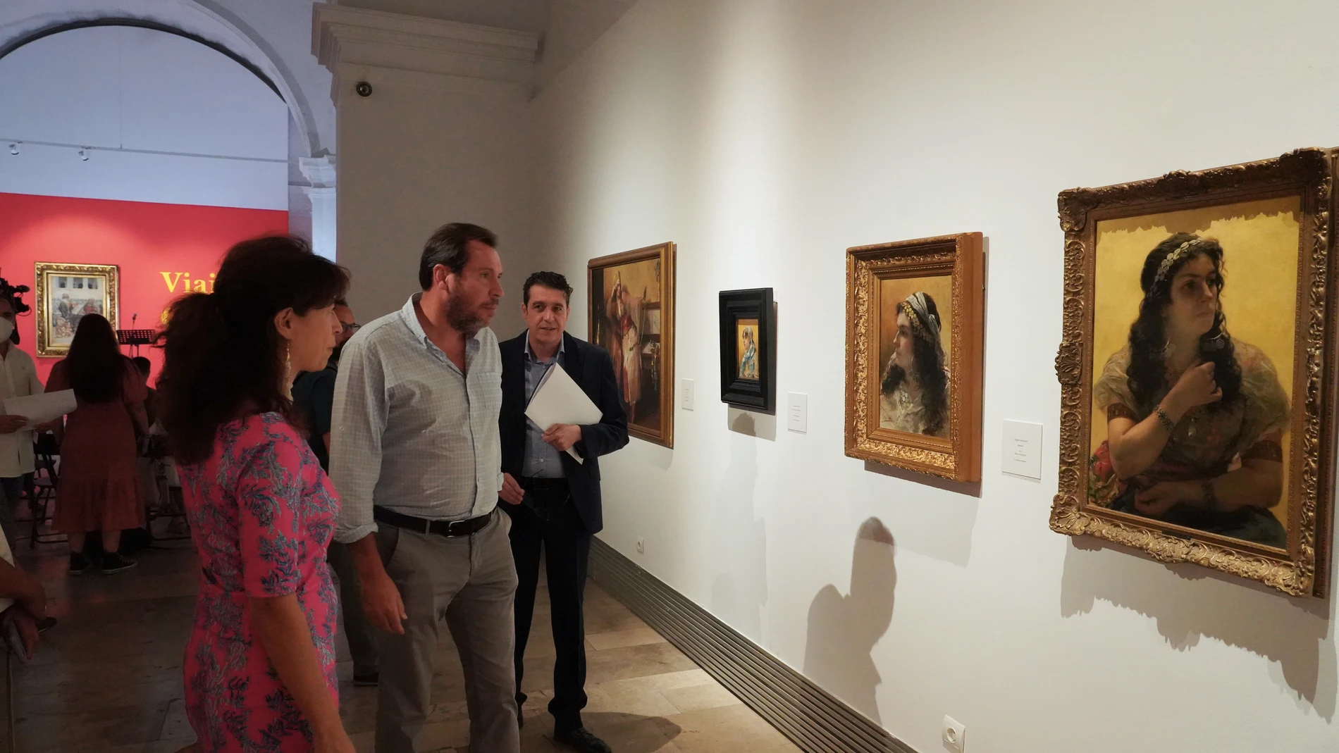 l alcalde de Valladolid, Óscar Puente, y la concejala de Cultura y Turismo, Ana Redondo, presentan la exposición ‘Viaje a Oriente’, una mirada a la visión occidental de las culturas orientales a través de Fortuny o Sorolla