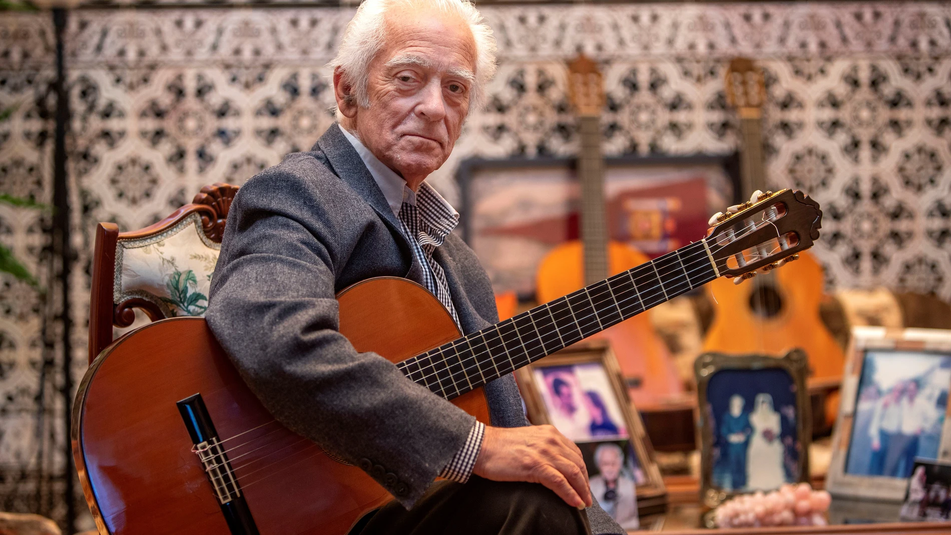 Fotografía de archivo del guitarrista y compositor Manolo Sanlúcar