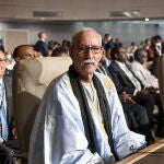 El líder del Frente Polisario, el pasado agosto en Túnez durante la celebración de una conferencia de países africanos