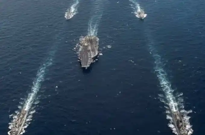 “Preparados para todo”: Así entrena en Europa la tripulación del USS George HW Bush para la guerra con Rusia