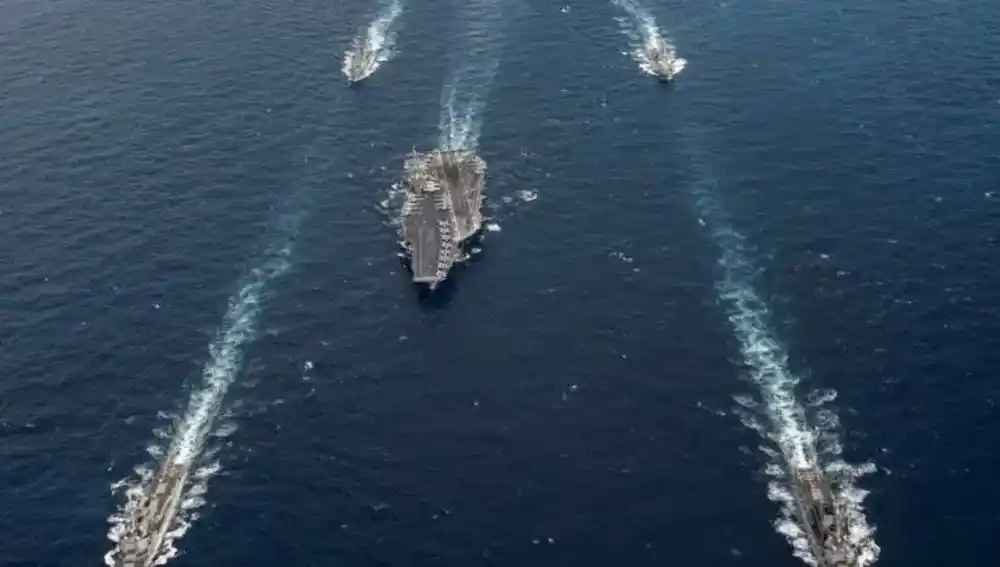 El Grupo de Ataque del portaaviones USS George HW Bush