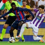 Toni Villa con el Valladolid. EFE/Quique García