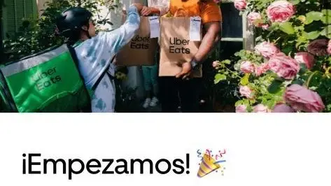 Correo de Uber Eats a los &quot;riders&quot; seleccionados para su piloto