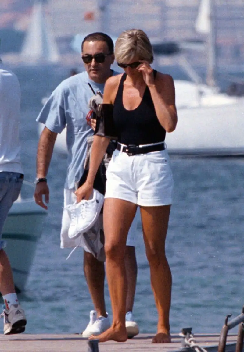 Dodi Fayed y Lady Di, en Saint Tropez