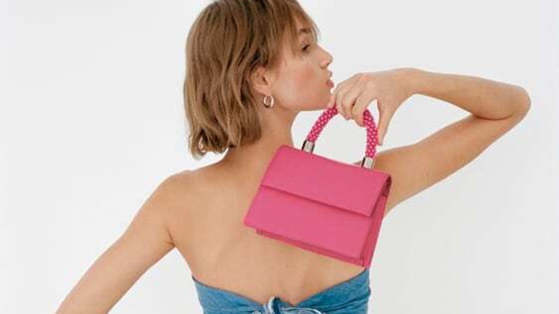 Bolso rosado discount