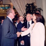 Momento irrepetible con Mijail Gorbachov y el Rey Juan Carlos