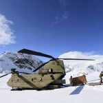 Un helicóptero del U.S. Army CH-47 Chinook helicopter como los que se han dejado en tierra en Estados Unidos.