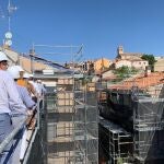 Obras de las viviendas 'Primero de mayo' de Simancas (Valladolid)