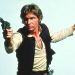 Imagen de Harrison Ford interpretando a Han Solo.