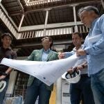 Visita municipal al edificio del Rey Soler. AYUNTAMIENTO