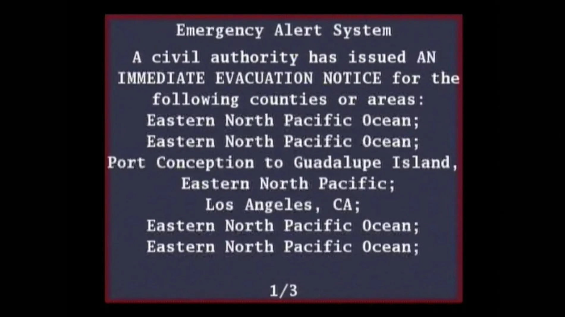 Este aviso de emergencia se ha debido a los incendios forestales que se han producido este miércoles en California