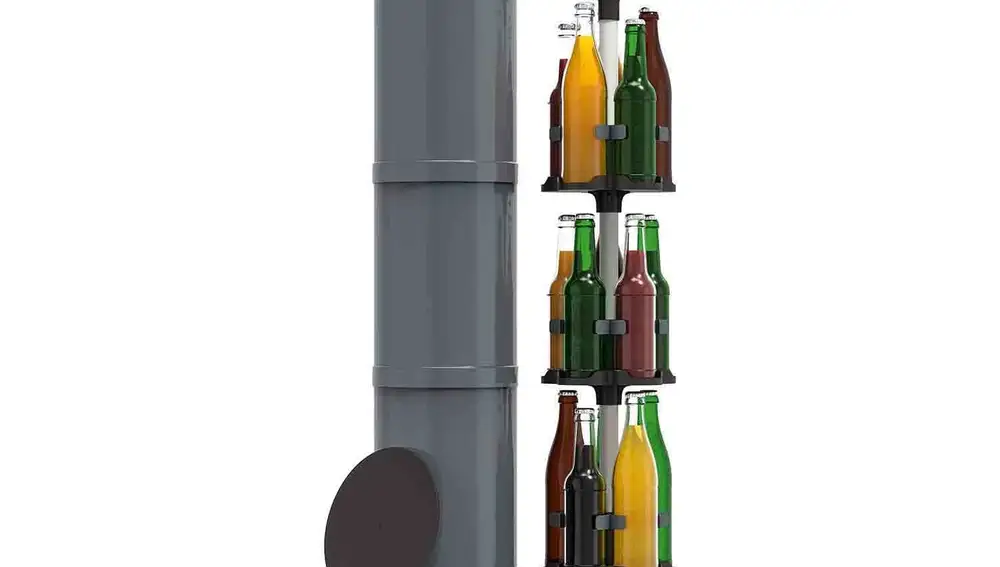 Refrigerador de botellas bajo tierra