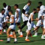 Último entrenamiento del Real Madrid antes de recibir al Betis: el que gane será líder en solitario
