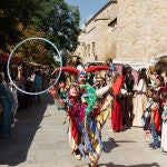 Desfile de Las Tres Culturas en el marco de las XXV Jornadas Medievales que se celebran durante el fin de semana en Ávila