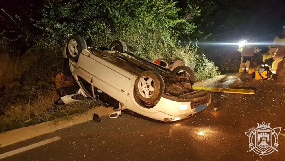 Accidente con un fallecido en San Millán de Juarros (Burgos)