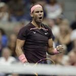 Nadal celebra su cómoda victoria ante Gasquet