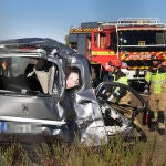Fallece una mujer y un hombre resulta herido en un accidente en la A-62 a la altura de San Martín de Yeltes (Salamanca)