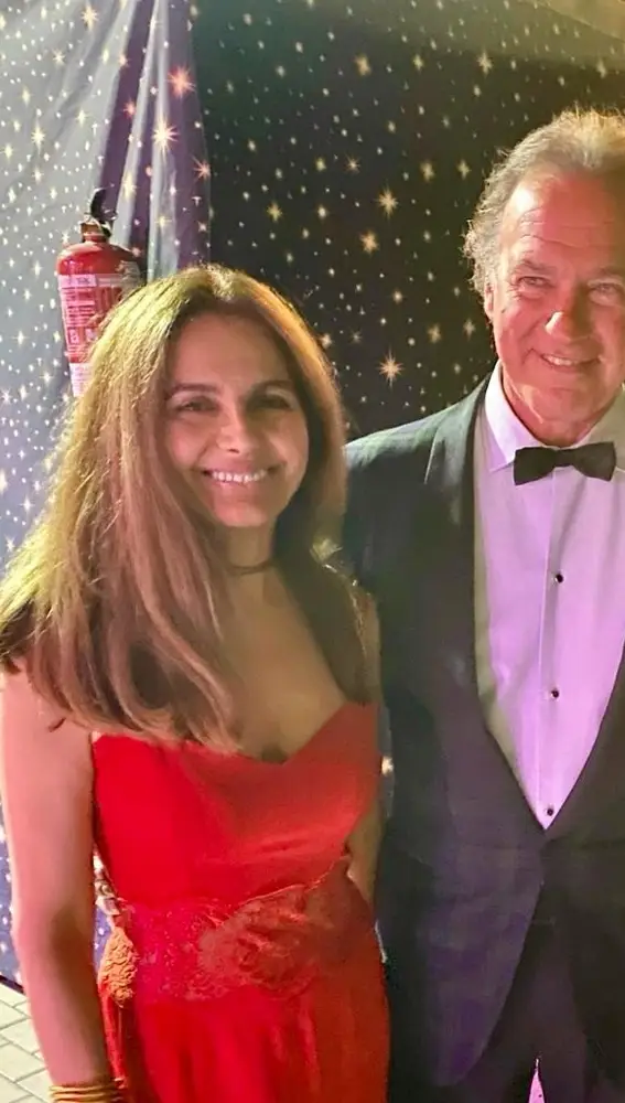 Nasrin Zhiyan y Bertín Osborne