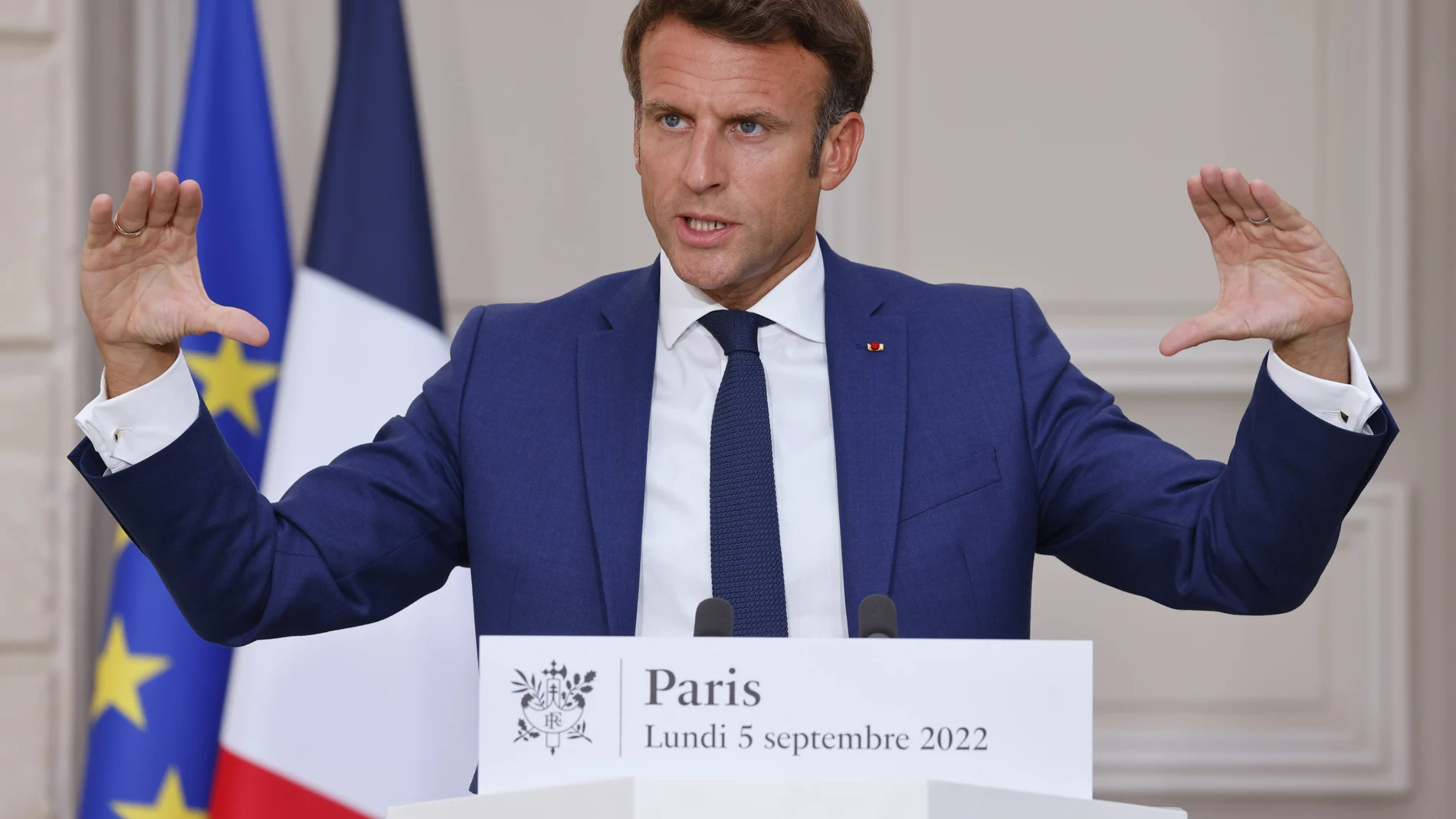 El presidente francés, Emmanuel Macron, ha afirmado este lunes que no hacen falta nuevas interconexiones de gas con España porque las actuales están muy lejos de la saturación