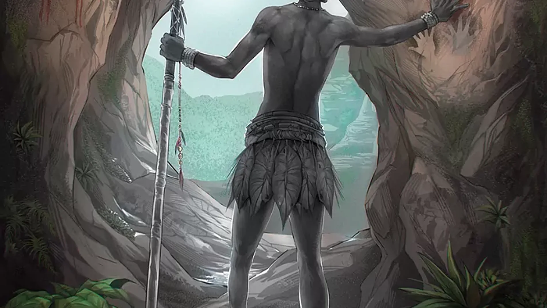 Recreación del primer humano conocido que superó una amputación quirúrgica, hace 31.000 años en Borneo