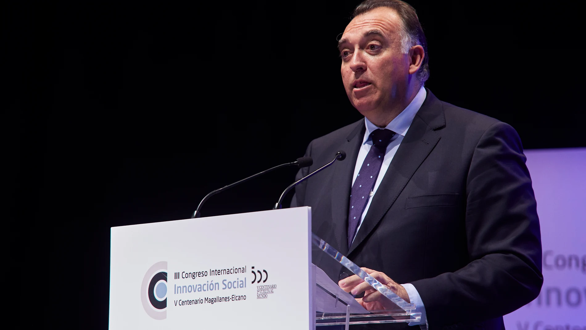Arturo Bernal, este miércoles en Sevilla durante la inauguración del Congreso sobre Innovación Social