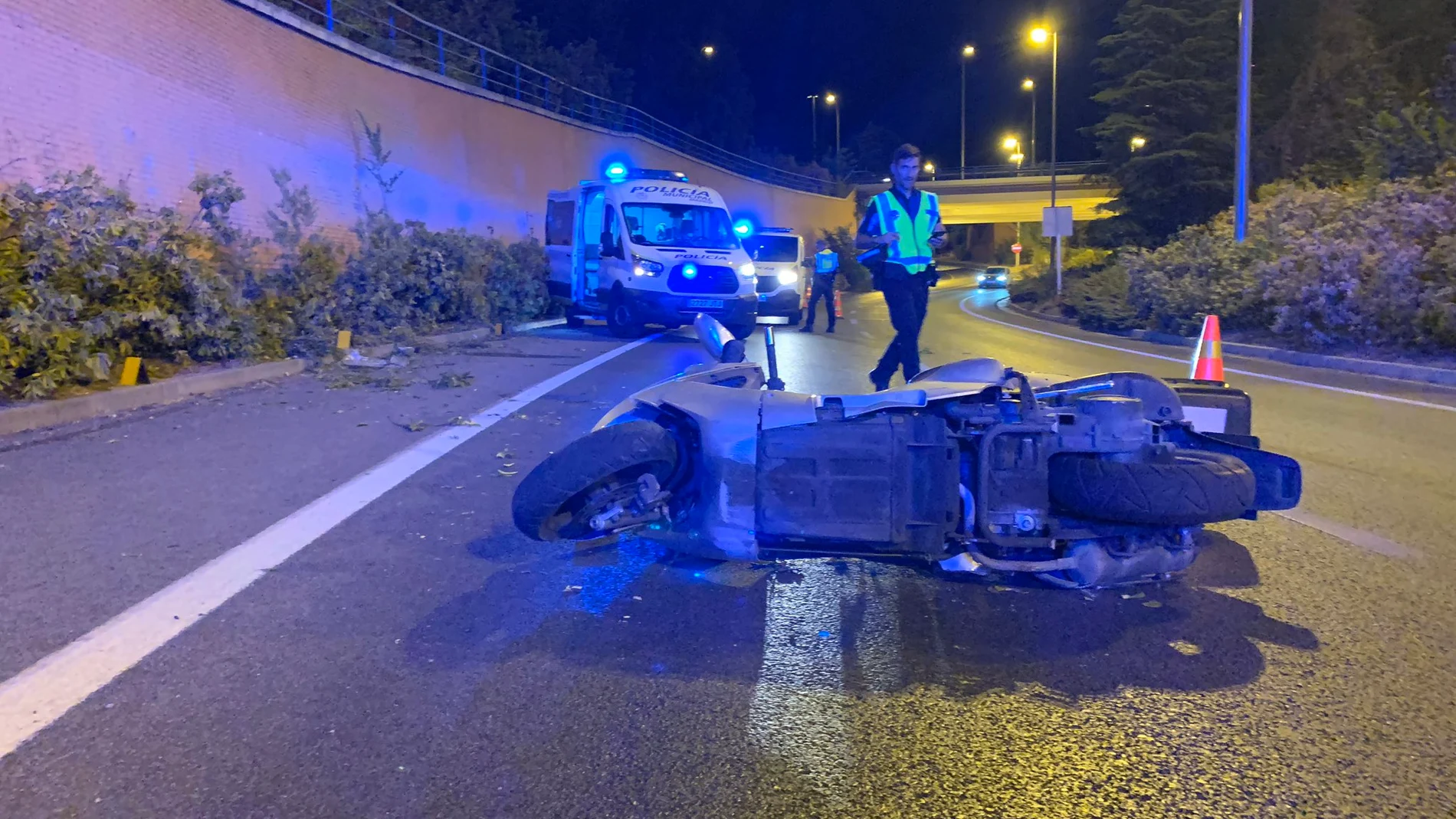 Accidente de tráfico en Madrid