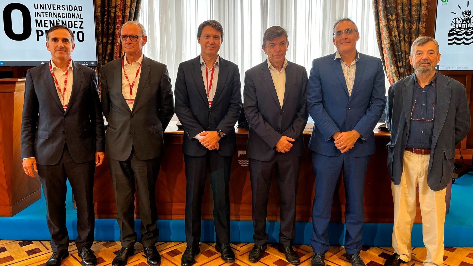 Juan Yermo, Antón Costas, Juan López-Belmonte, Carlos Andradas, Raúl Pesquera y Félix Lobo