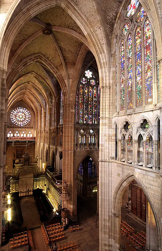 Vidrieras en la catedral de León