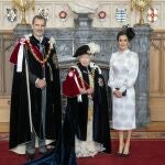 Felipe VI recibe la Orden de la Jarretera en el castillo de Windsor en 2019