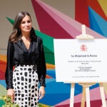 La Reina Letizia inaugura el curso en La Palma.