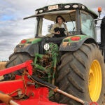 La ingeniero agrónomo de Santa Cecilia del Alcor y de Valdespina (Palencia), Blanca Martín, creadora de una cuenta de Instagram para visibilizar a la mujer en el mundo rural