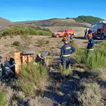  Fallece un hombre en León tras volcar un dumper y quedar atrapado bajo el vehículo