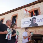 Concentración en Traspinedo por el esclarecimiento de la muerte de Esther López